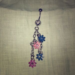 LAST CHANCE ! 🛑 FLORAL BELLY BUTTON RING 🌸